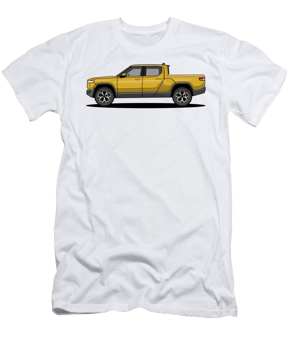 Rivian R1t Illustration John Cassella T-Shirt
