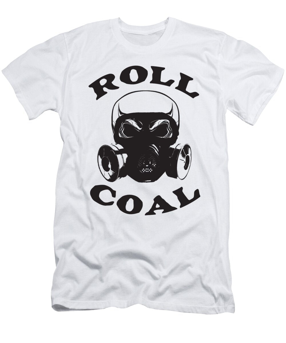 Roll Coal Gas Mask Skull Diesel Power Offroad Fuel Black Henry B T-Shirt