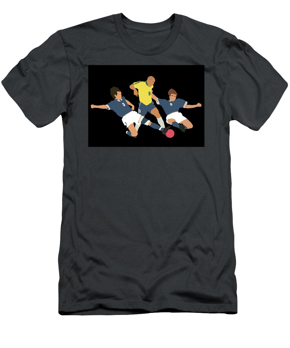 Ronaldo Vs Maldini Cannavaro Iconic Football Moment Estienne Boudon T-Shirt