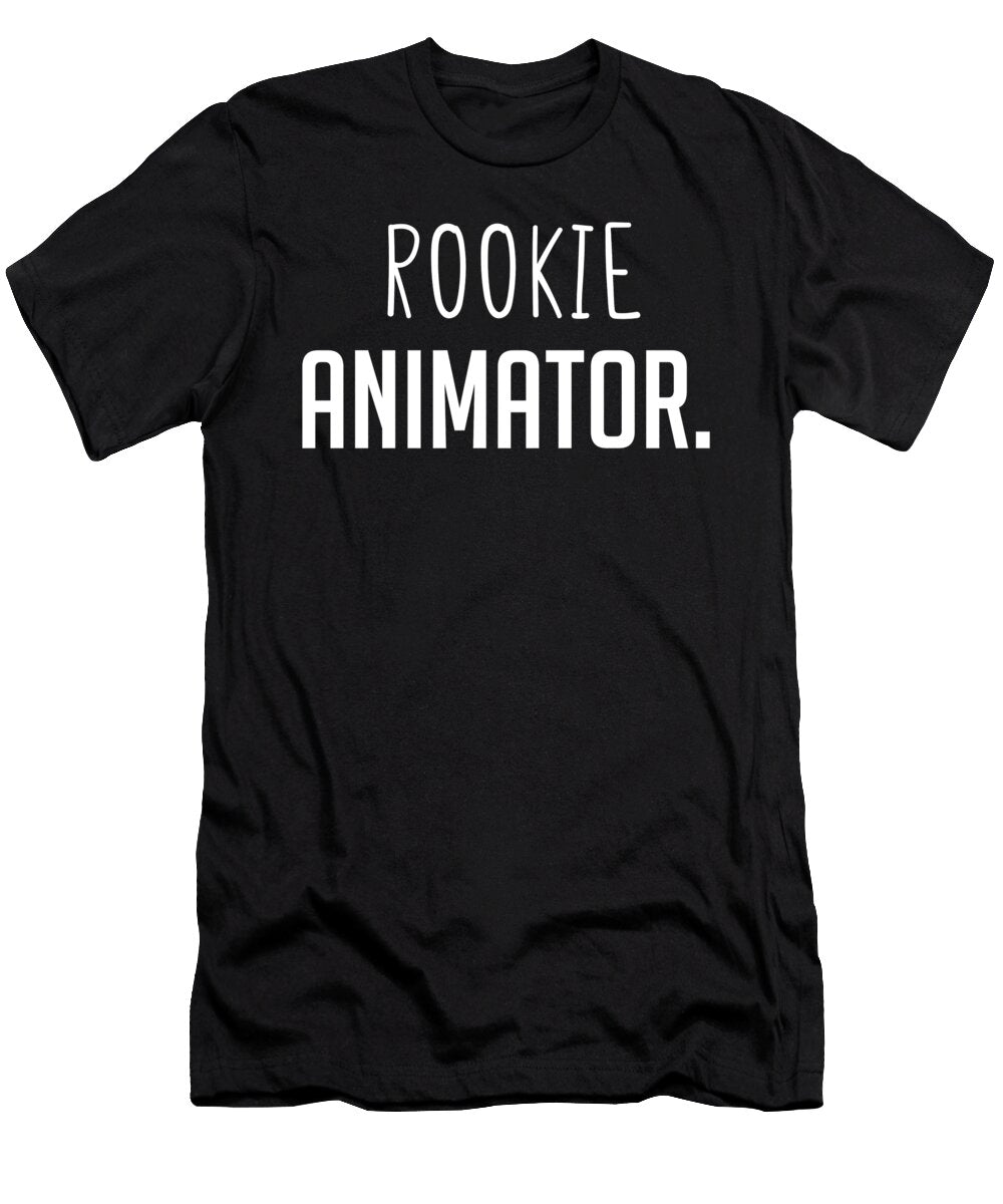 Rookie Animator Funny Employee Secret Santa Cal Nyto T-Shirt