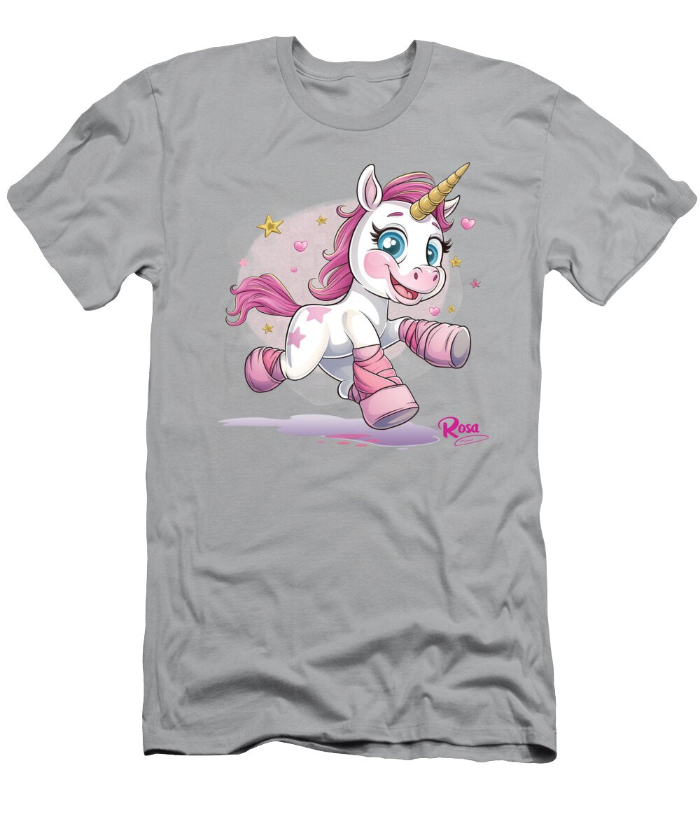 Rosa Unicorn Yo Pedro T-Shirt