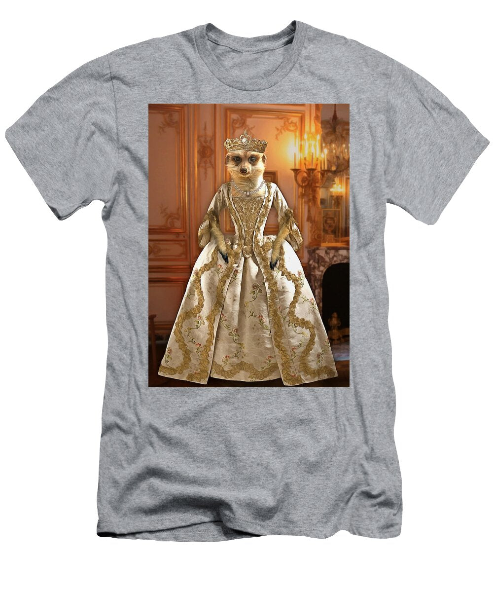 Royal Meerkat Princess Portrait Milly May T-Shirt