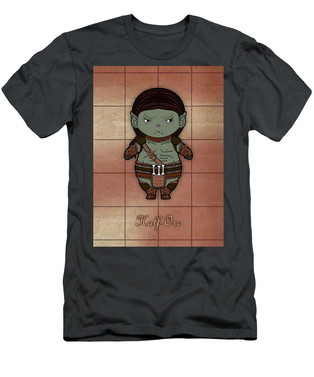 Rpg Half Orc Monk Ashleigh Roberts T-Shirt