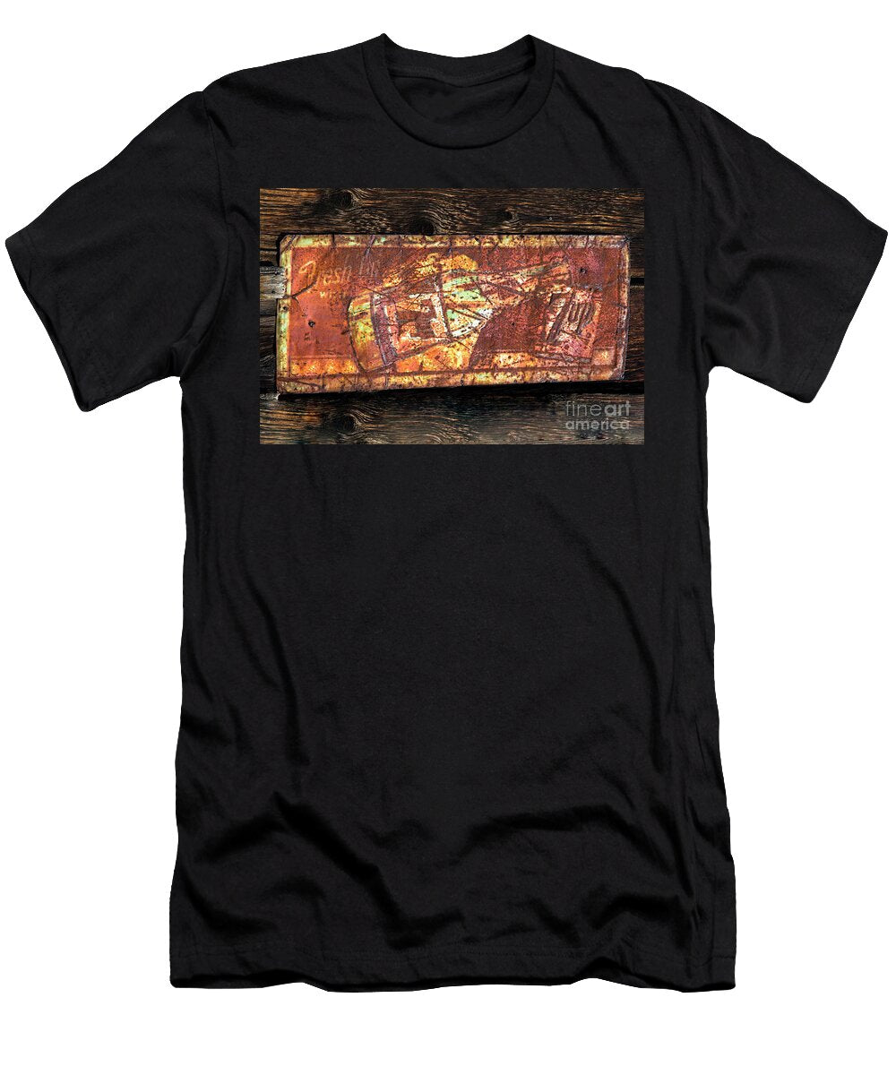 Rusty 7 Up Sign Nick Gray T-Shirt