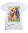 Saluki Dog Enjoying a Bubbly Bath Adrien Efren T-Shirt