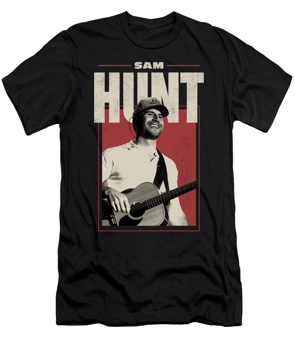 Sam Hunt with Guitar Portrait Sam Hunt T-Shirt