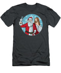 Santa and Jesus Selfie Funny Christmas Erzhan Laekyn T-Shirt