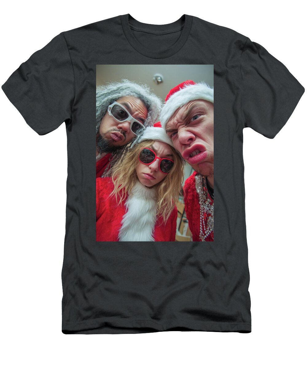 Santa Squad with Attitude Matthias Hauser T-Shirt