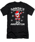 Santas Favorite 3d Animator Teacher Christmas Thepassionshop T-Shirt