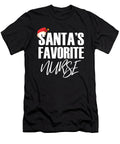 Santas Favorite Nurse Cna Nursing Assistant Christmas Gift Thomas Larch T-Shirt