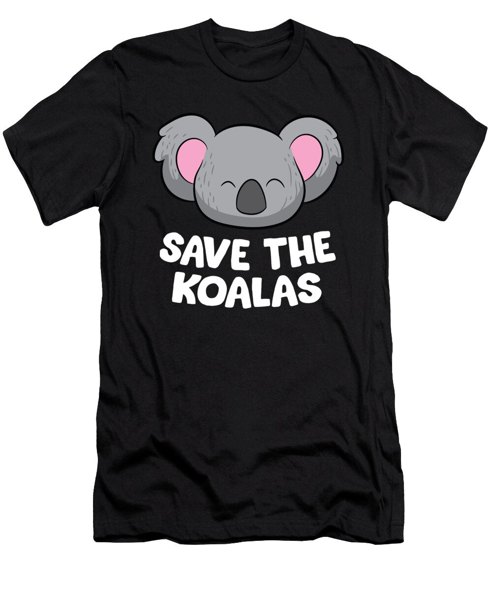 Save the Koalas Funny Australia Koalas Eq Designs T-Shirt