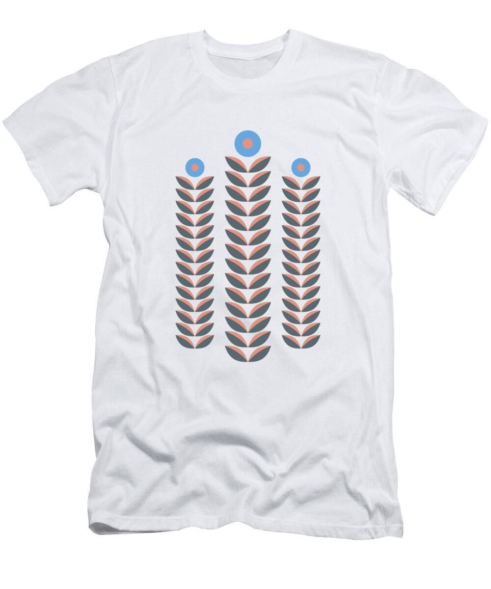 Scandinavian Flowers Denny H T-Shirt