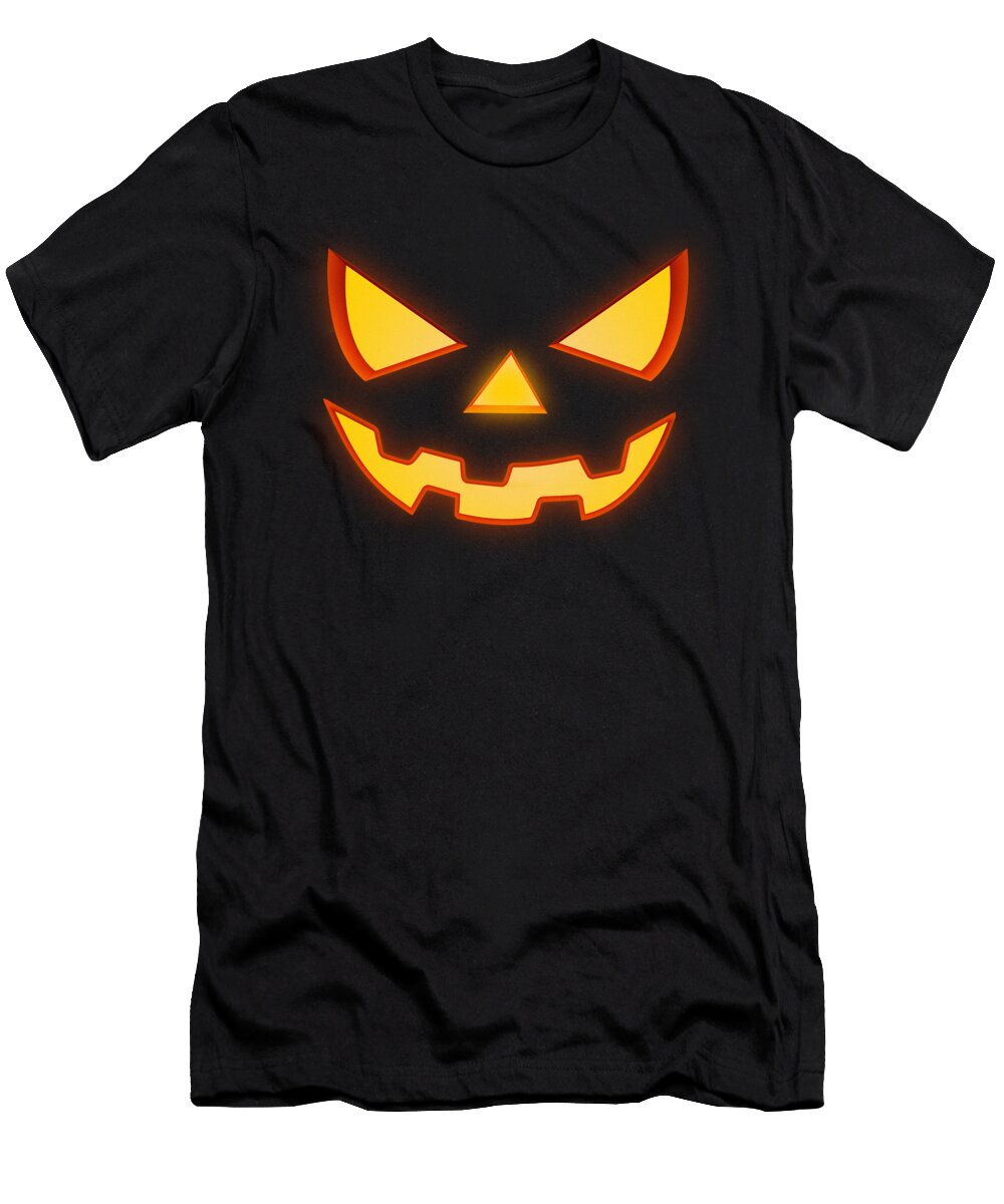 Scary Halloween Horror Pumpkin Face Philipp Rietz T-Shirt