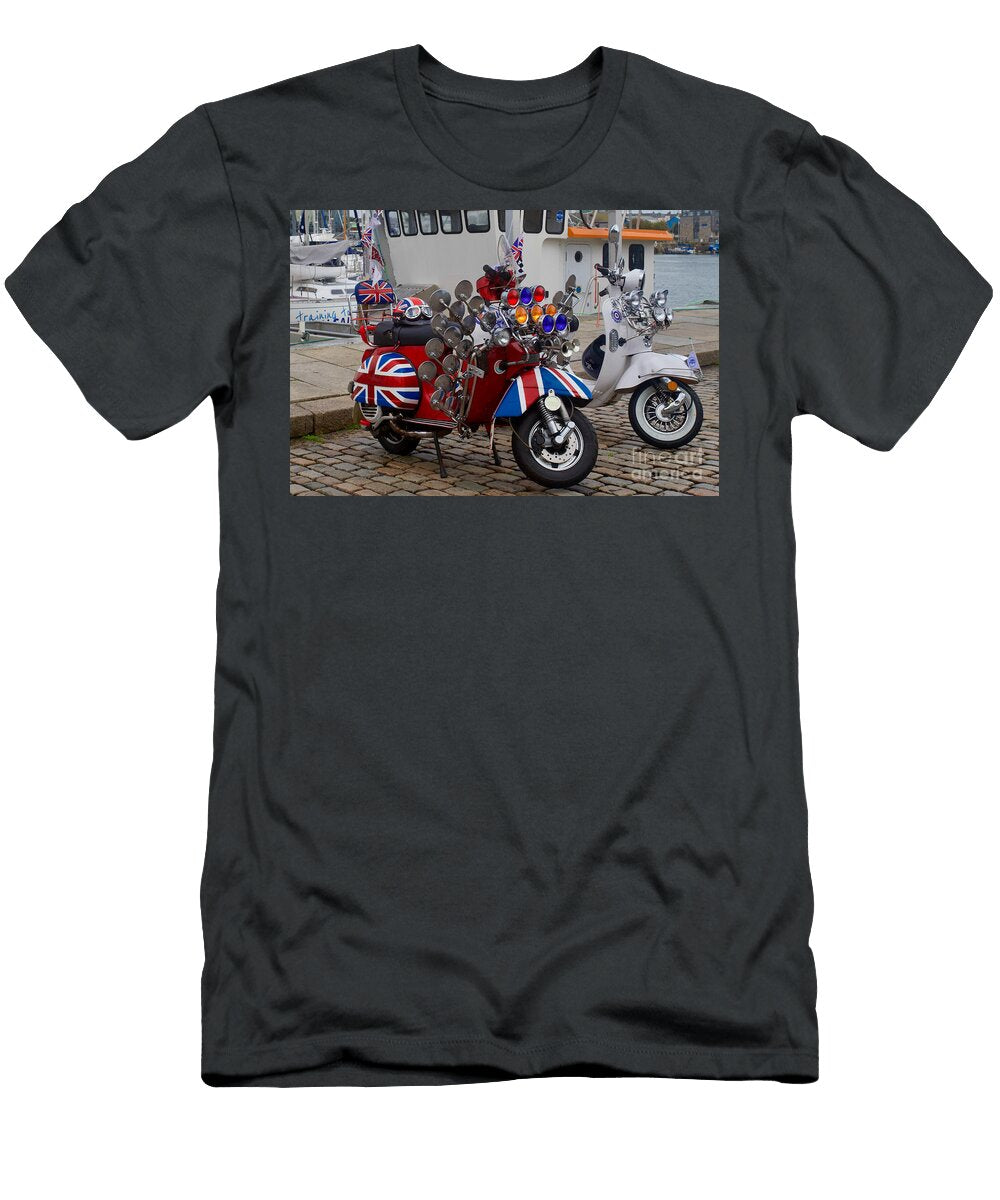 Scooters Barbican Plymouth Devonengland Joe Vella T-Shirt