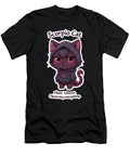Scorpio Cat Mysterious Intense Zodiac Chibi Cat Sticker Melinda Dusnoki T-Shirt