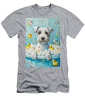 Sealyham Terrier Dog Enjoying a Bubbly Bath Adrien Efren T-Shirt