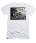 Seascape Illustrated with Bible Verse Psalm Carol F Austin T-Shirt