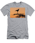 Secretarybird Silhouetted At Roost in Tree Zimanga Private Ann Steve Toon Natureplcom T-Shirt