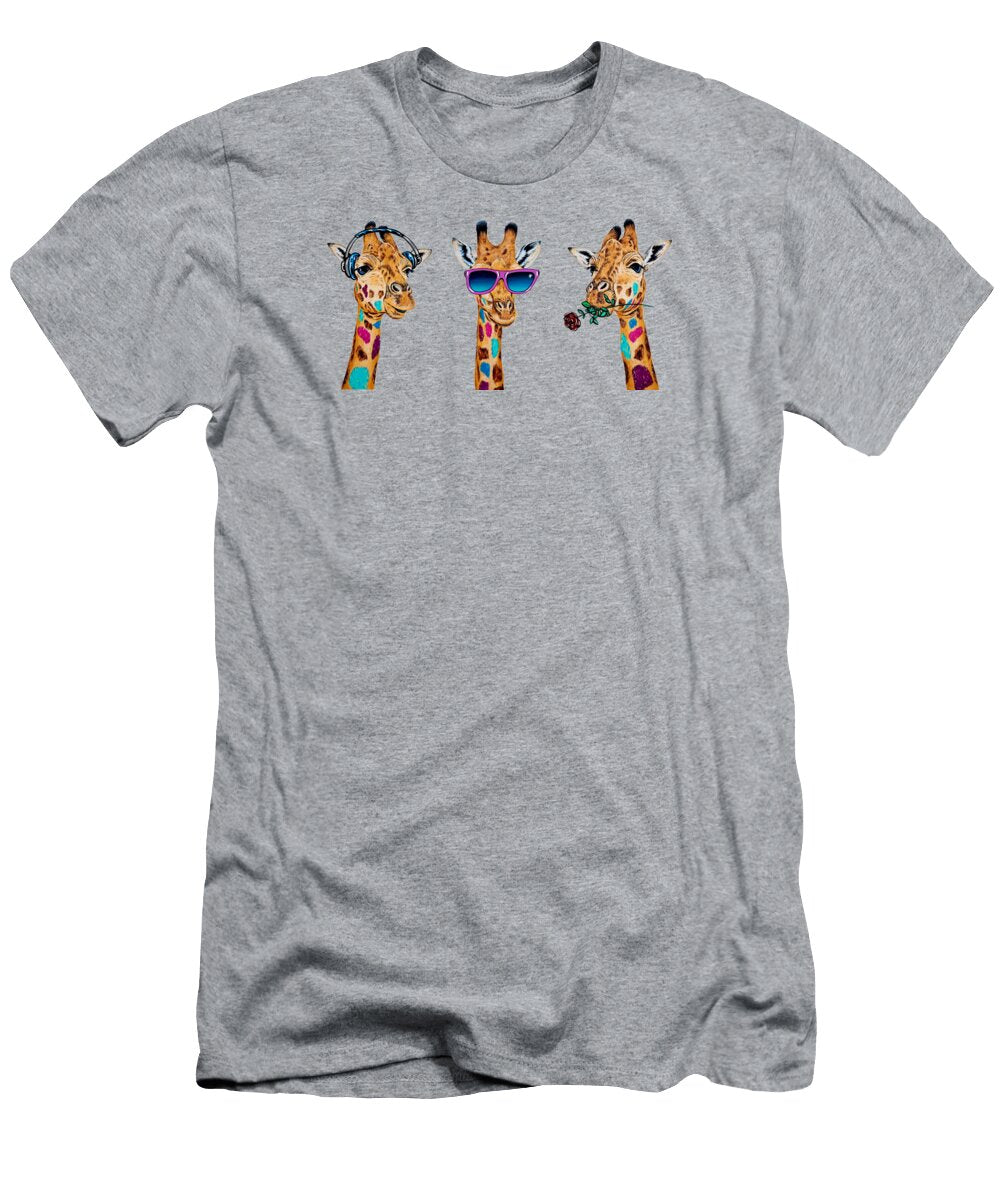 See No Evil Giraffe Sophie Bliss Kilpatrick T-Shirt