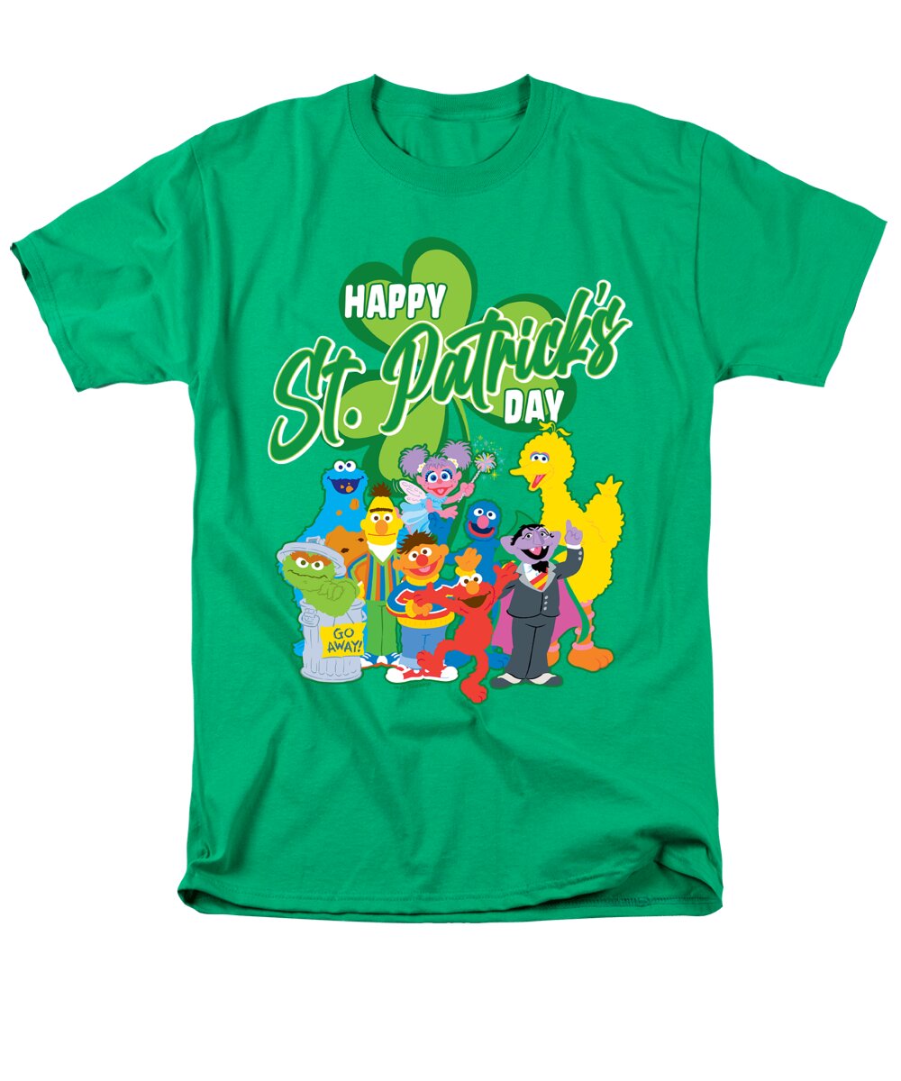 Sesame Street St Patricks Day Big Bird Elmo Cookie Monster Brand a T-Shirt