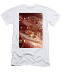 Shimmering Gems on Pink Surface Rose Flower Bloom Eliana Haines T-Shirt