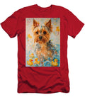 Silky Terrier Dog Frolicking in a Bubbly Bathtub Adrien Efren T-Shirt