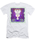 Silly Face in a Checkered Sitting Surrounded By a Purple Fantasy Lise Winne T-Shirt