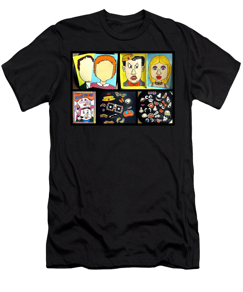 Silly Faces Magnetic Fun Renee Trenholm T-Shirt