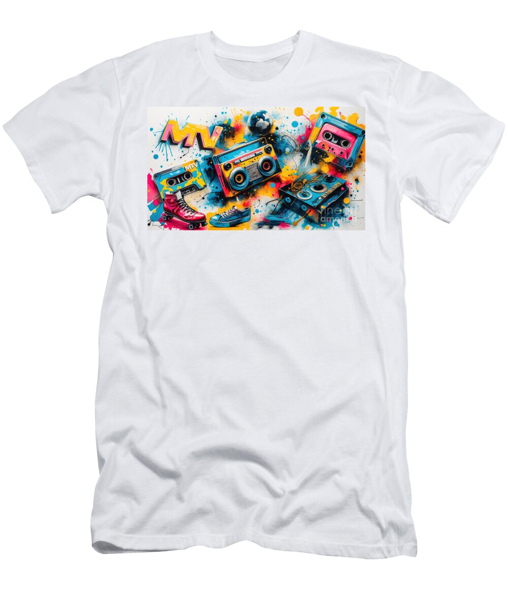 Skate and Static 80s Overdrive Gull G T-Shirt