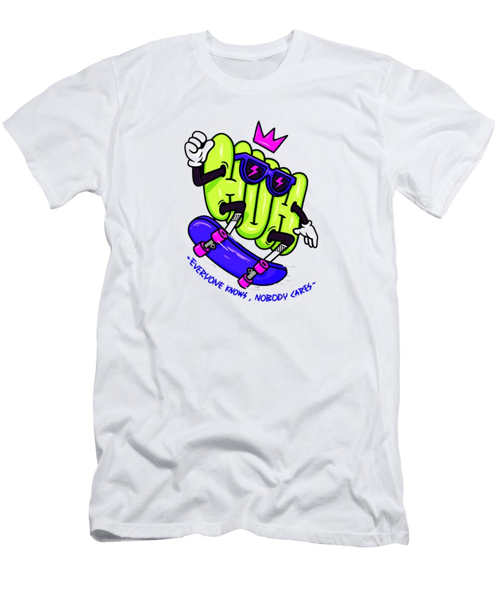 Skateboare Desig Art Rohmat Lailul Wahid T-Shirt