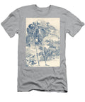 Skeleton and Angel in the Wilderness Vintage Anatomy Prints T-Shirt