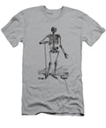 Skeleton in the Wild Vintage Anatomy Print Vintage Anatomy Prints T-Shirt