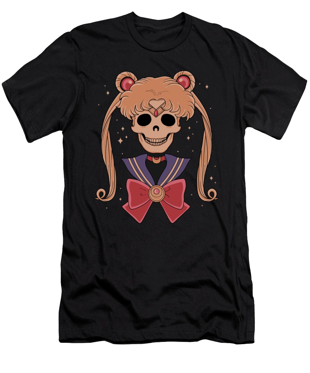 Skull Sailor Moon Line Win T-Shirt