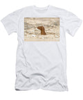 Slender Mongoose Peering Out From Burrow Kgalagadi Ann Steve Toon Natureplcom T-Shirt