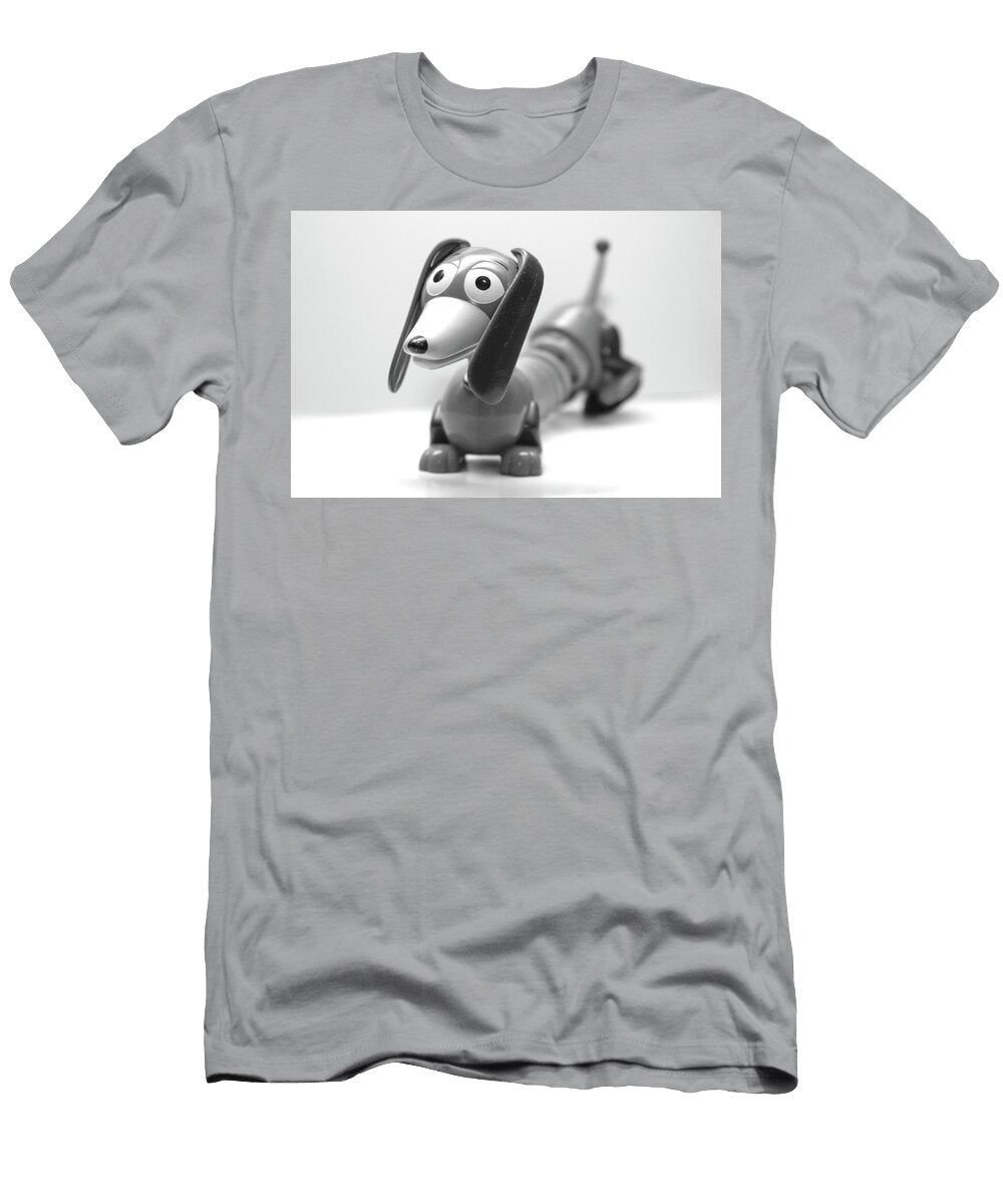 Slinky Dog Toy Black and White Masha Batkova T-Shirt