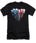 Sloth Watercolor Cute Animal Blue and Red Heart Fancylife T-Shirt