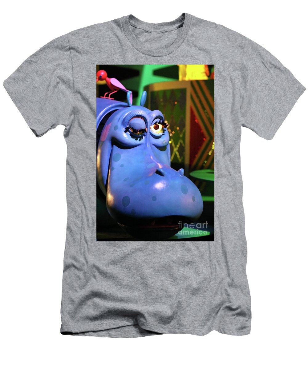 Small World Winking Hippo Erick Schmidt T-Shirt