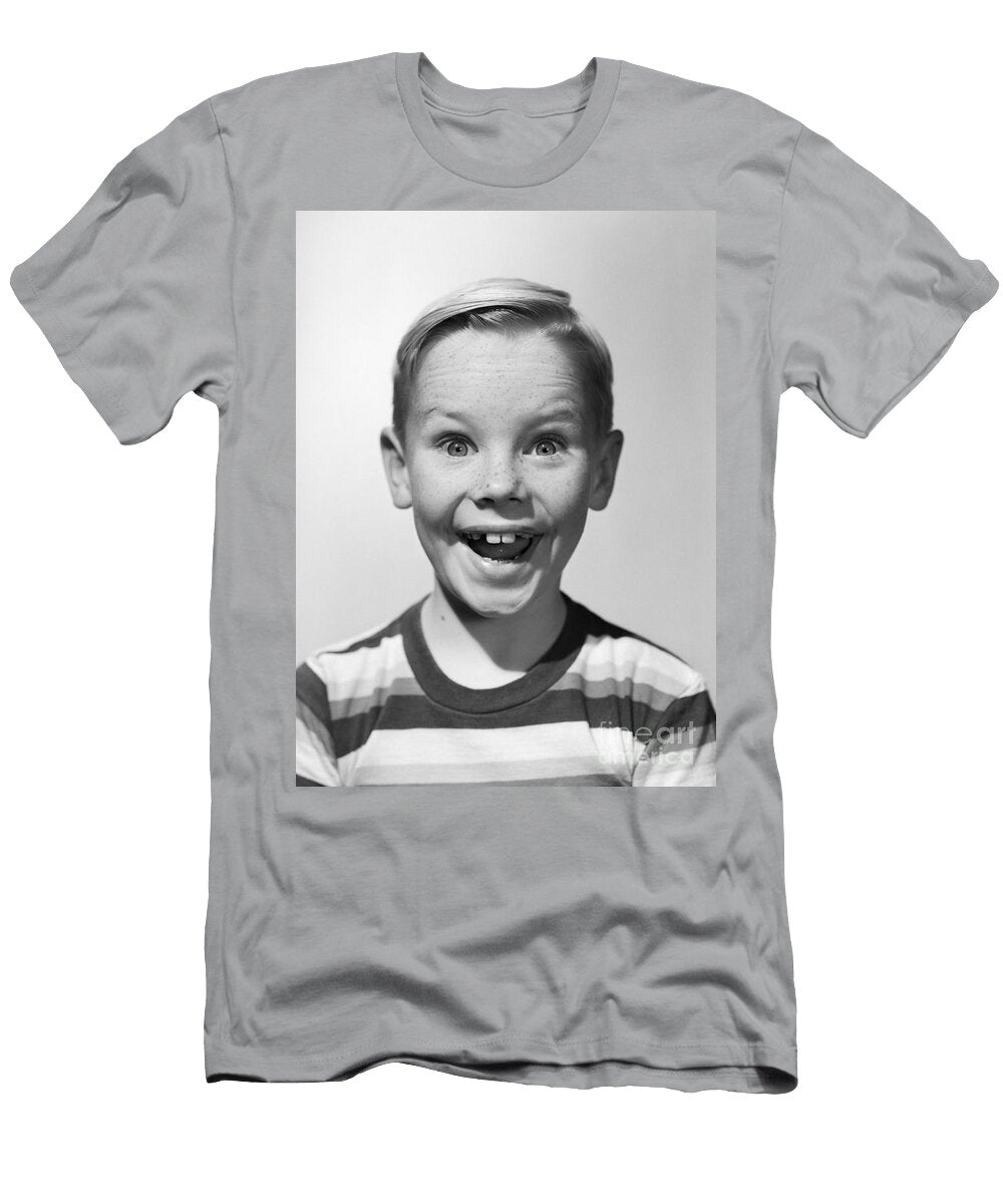 Smiling Boy C1950s Debrockeclassicstock T-Shirt