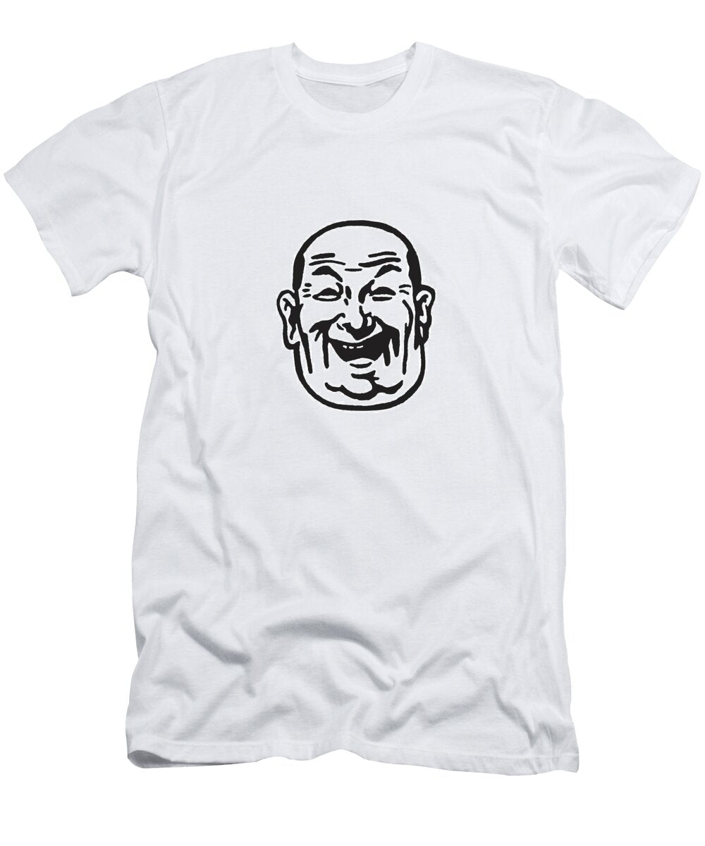 Smiling Fat Bald Man Csa Images T-Shirt