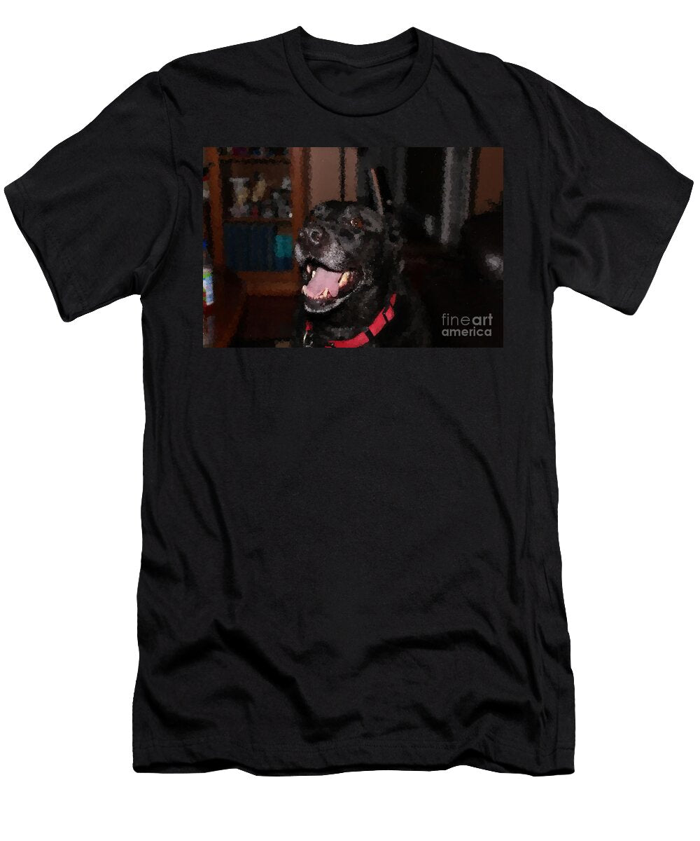 Smiling Lab Colored Dots Childrens Art Barbara Griffin T-Shirt