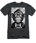 Smiling Monkey with Checkered Bow Tie John Taylor T-Shirt