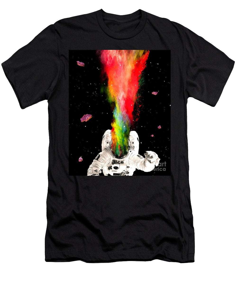 Smoking Spaceman Mark Ashkenazi T-Shirt