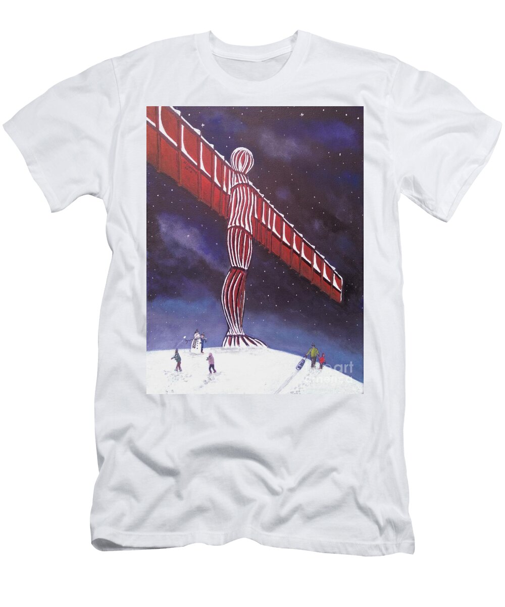 Snow Angel of the North Neal Crossan T-Shirt