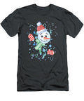 Snowball of a Snowman Happy Fireworks Watercolor Irina Sztukowski T-Shirt