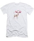 Snowflake Christmas Stag I Amanda Lakey T-Shirt