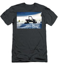 Snowmobile on Ski Slope Evening View Brch Photography T-Shirt