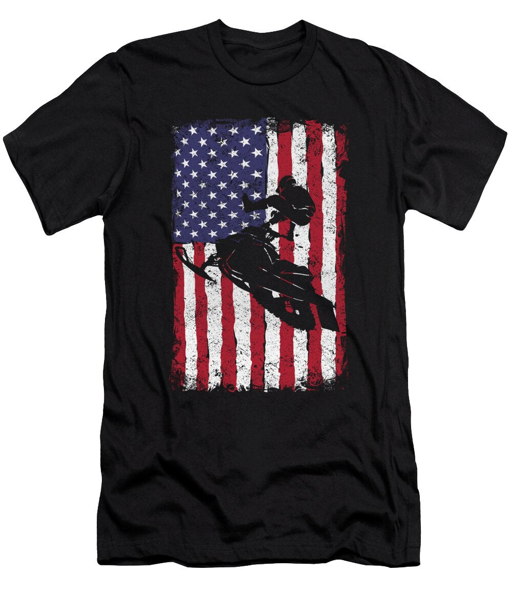 Snowmobile Snow Machine Jonathan Kraske T-Shirt