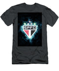 Soccer League Lighting Blue So Paulo Fc Leith Huber T-Shirt