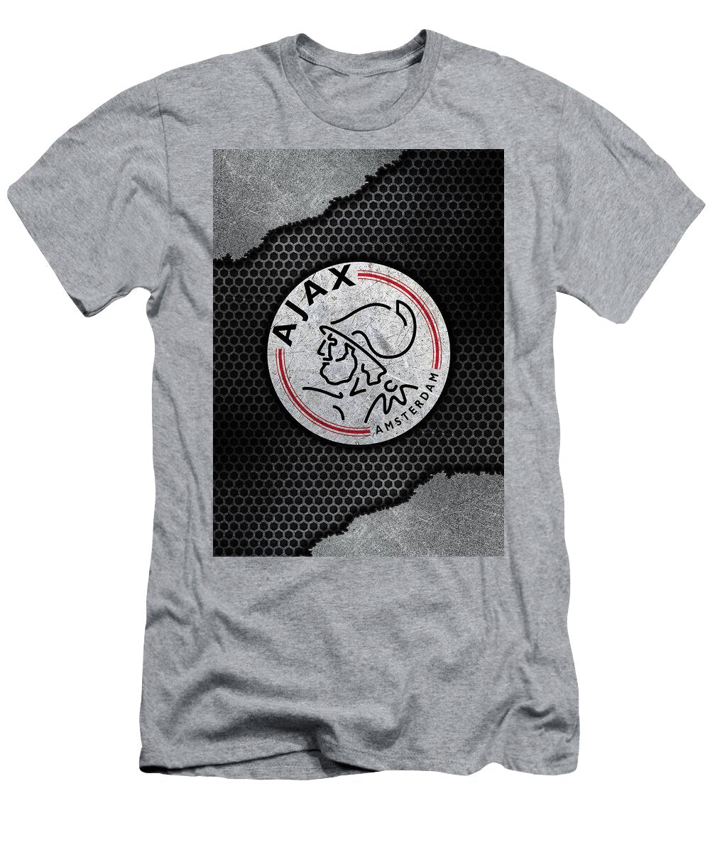 Soccer League Metal Art Ajax Amsterdam Leith Huber T-Shirt