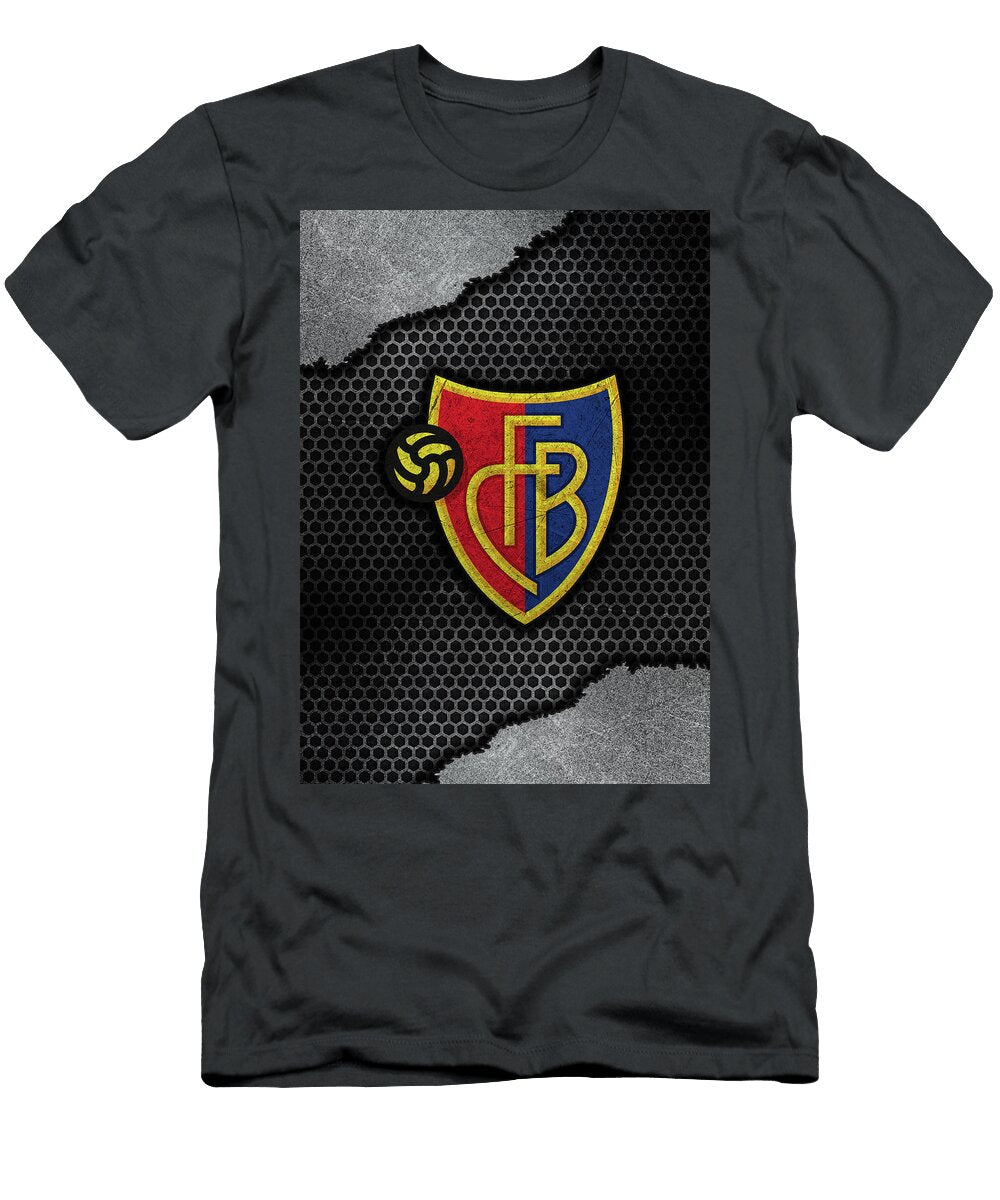 Soccer League Metal Art Fc Basel Leith Huber T-Shirt